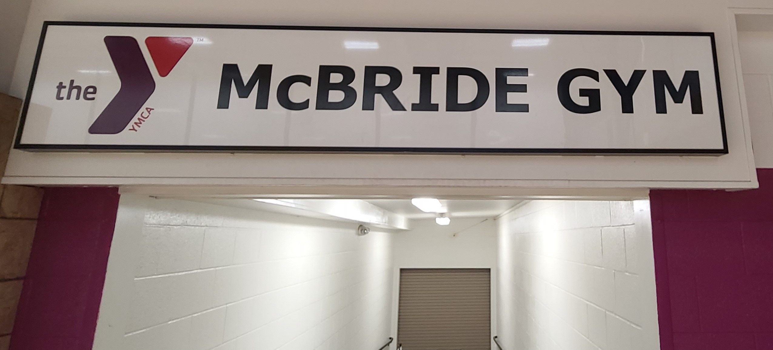 Mcbride Gym Sign